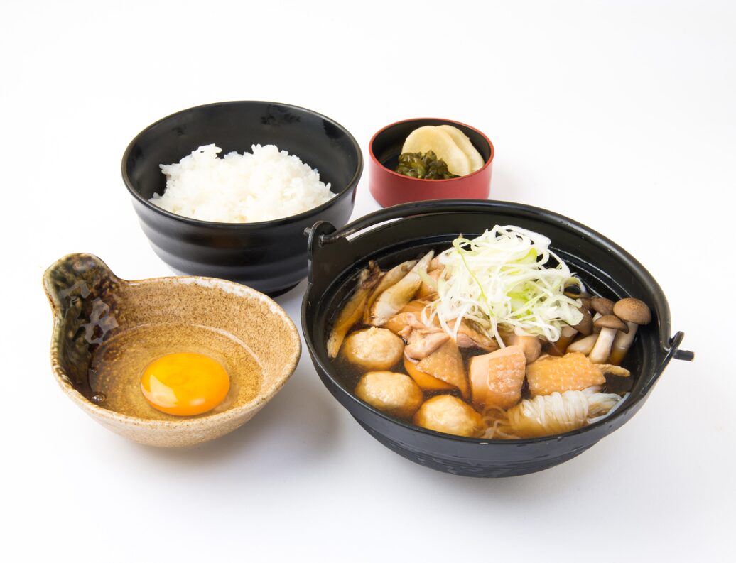 五鉄しゃも鍋定食