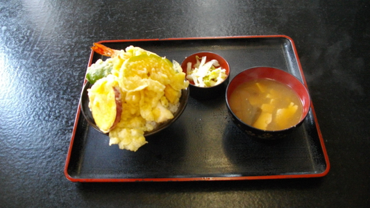 古都_ミニ天丼