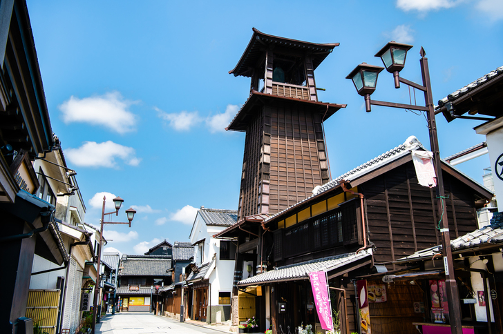 川越の街の様子