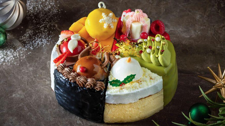 色とりどりの華やかなアソートケーキ「ノエル・セレクション」（出典：川越プリンスホテル）
