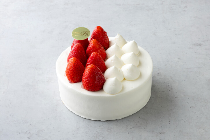 王道のショートケーキ「ノエルフレーズブラン」（提供：パレスホテル大宮）