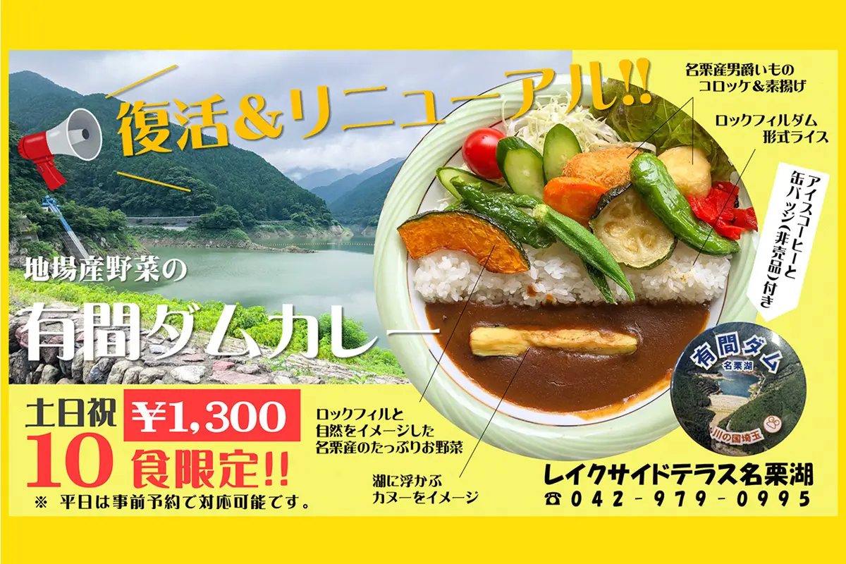 名栗湖_ダムカレー