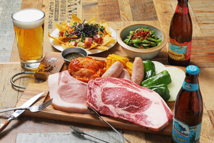 アロハテーブルルミネ大宮のBBQメニュー（出典：アロハテーブル）