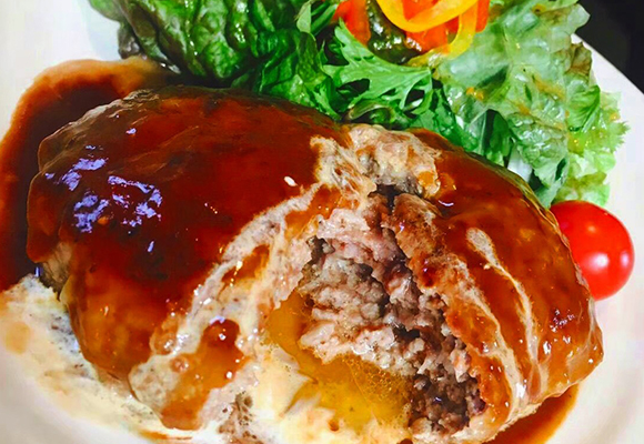 濱松屋_肉汁ハンバーグ