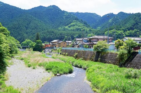 名栗村の風景