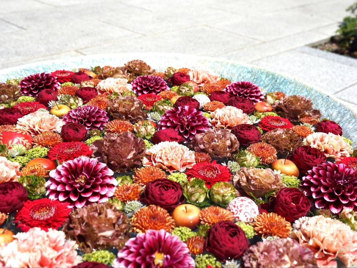 行田八幡宮の花手水