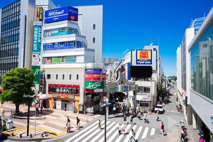 所沢駅西口の風景（出典：pixta.jp）