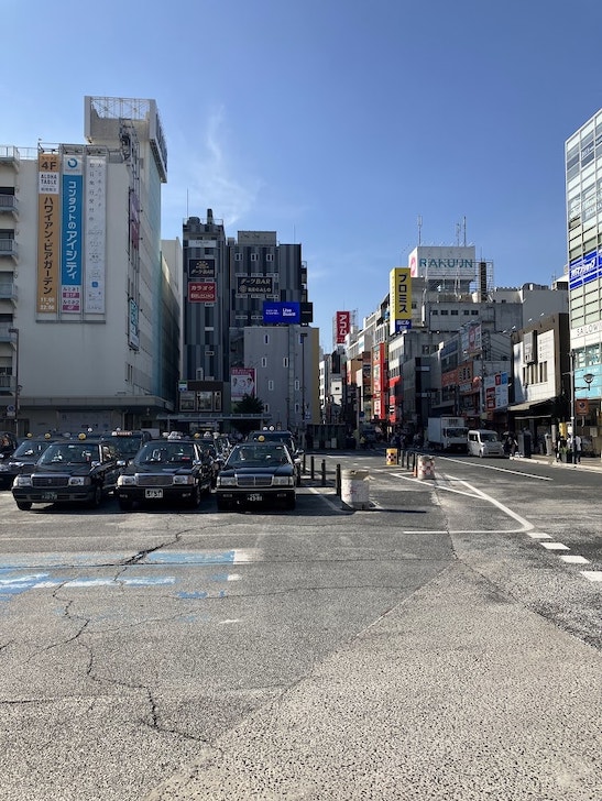 大宮駅東口の風景