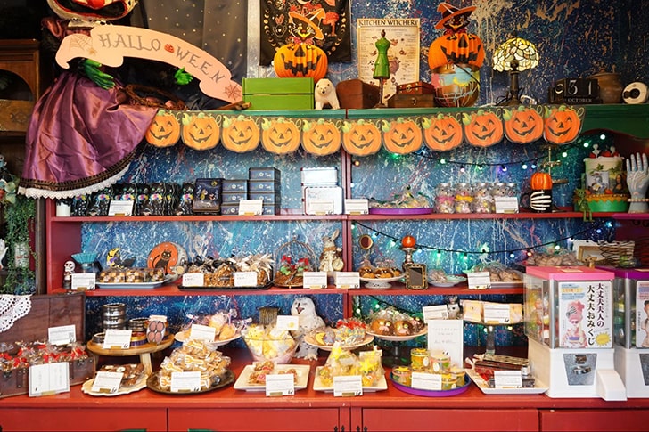 「空想菓子店 おかしさん」のハロウィンコーナー