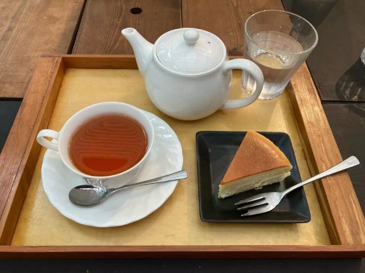 ときがわカヌー工房 ギャラリー番匠 ケーキセット