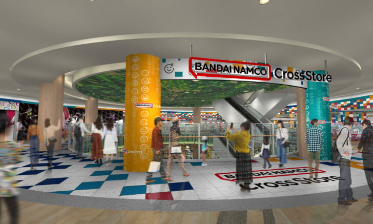 「バンダイナムコ Cross Store」の外観(出典:バンダイナムコ Cross Store)
