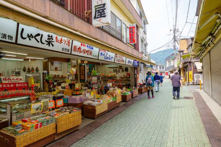 長瀞　石畳商店街