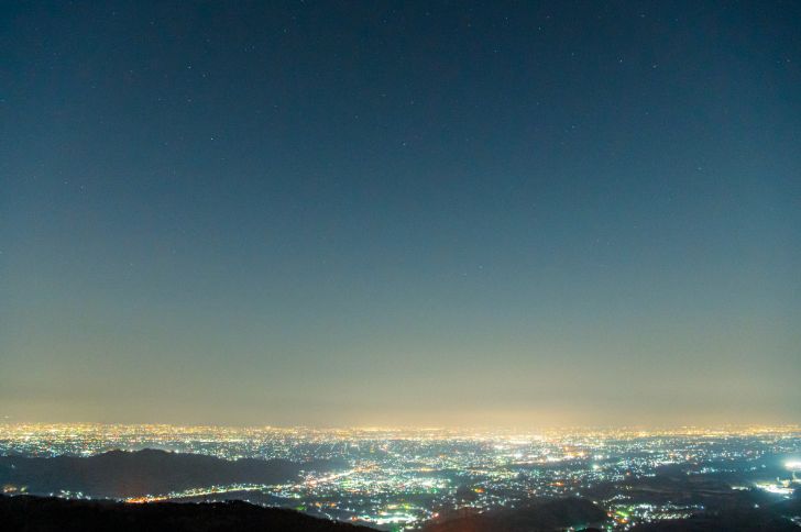 登谷山 夜景