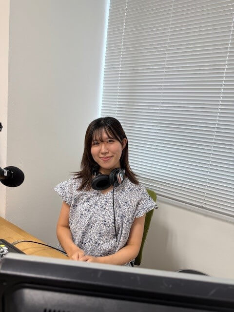 『茉莉子のゆるらじ』を担当する茉莉子さん