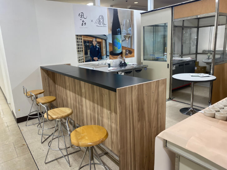 併設のイートインスペース