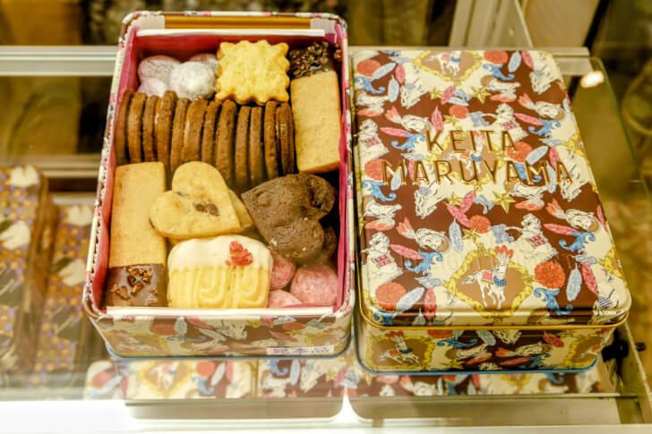 ケイタマルヤマのバレンタイン限定クッキー缶