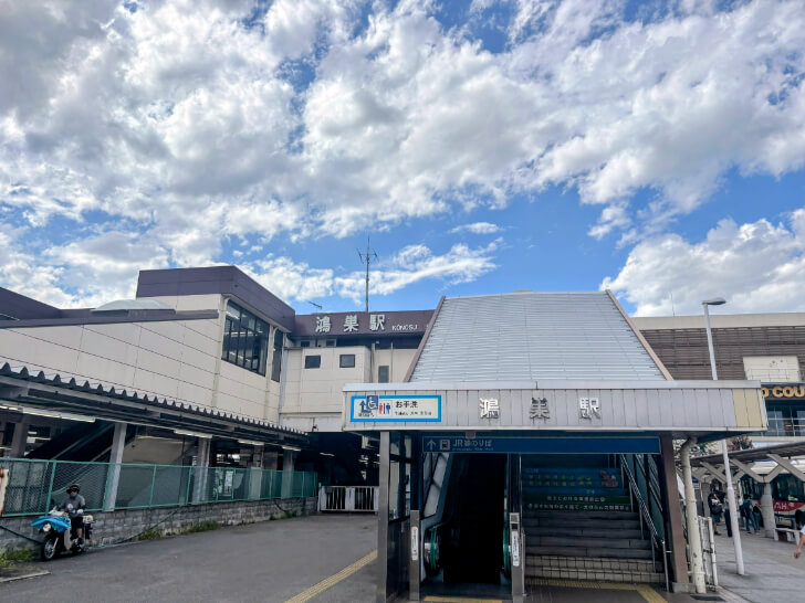 鴻巣駅東口駅前の外観